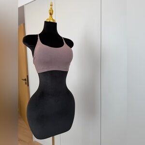 Cozy Lounge Low Impact Strappy Bra in Mauve